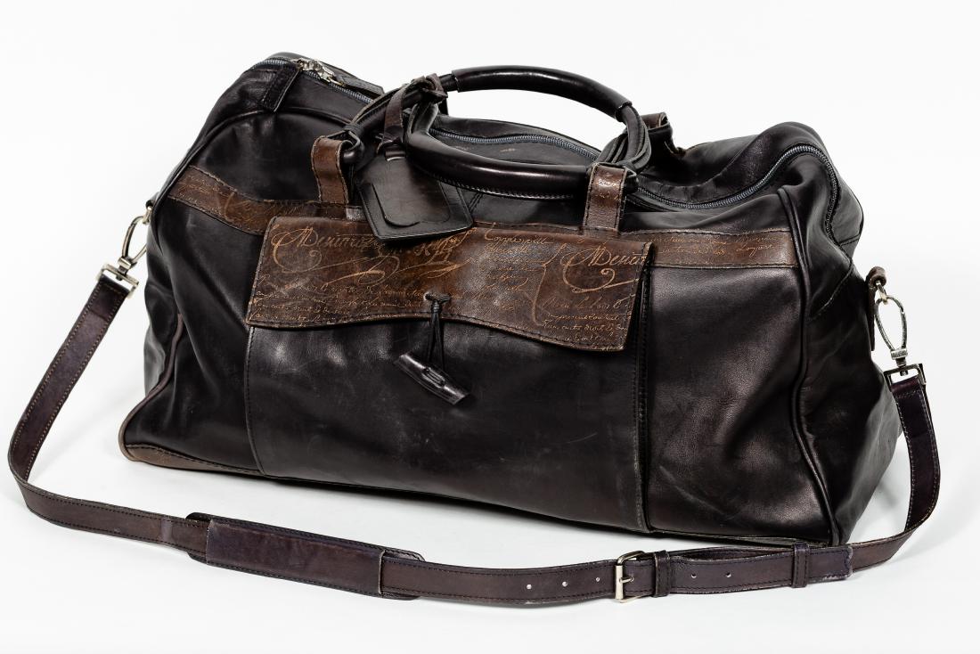 Berluti Leather "Jour-Off" Duffel Luggage Bag (1 of 9)
