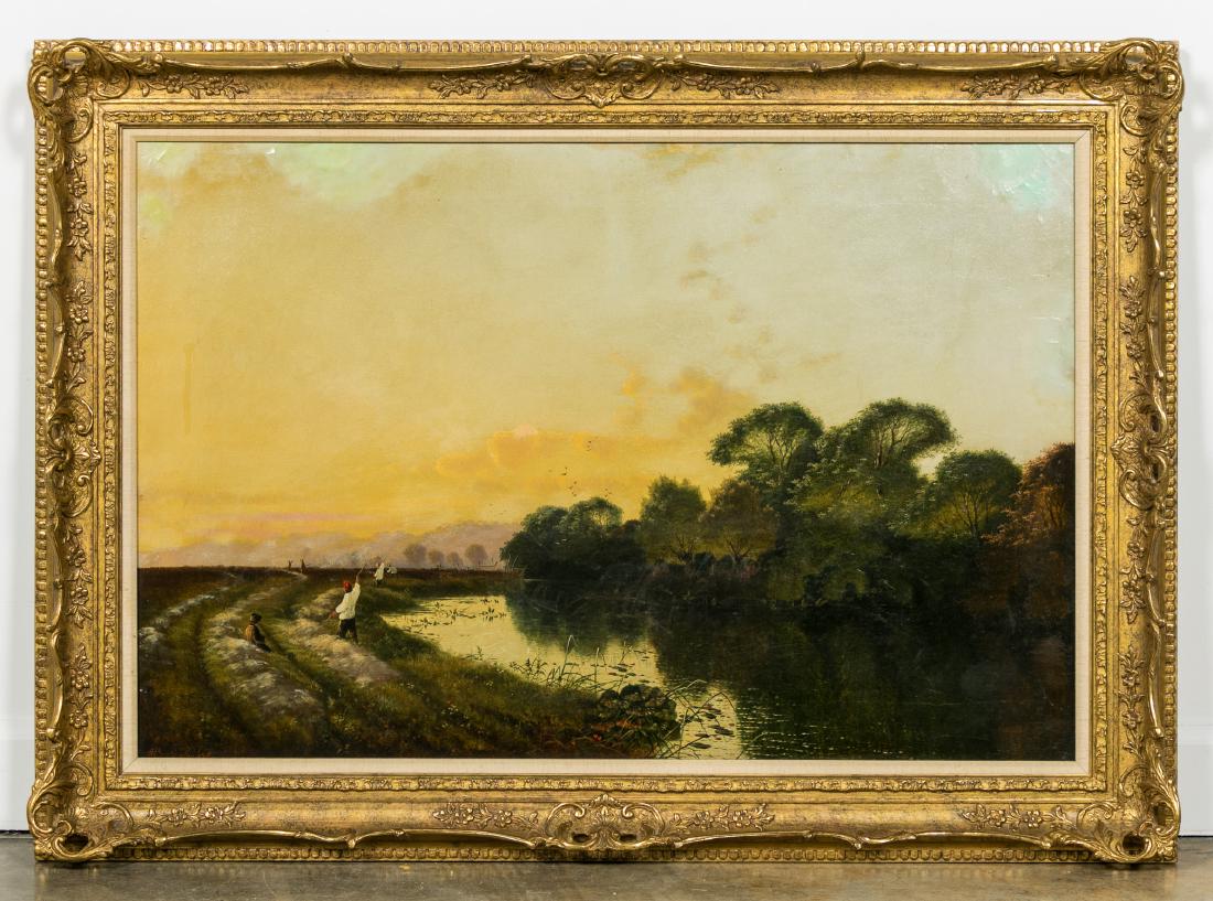 Edwin Boddington Jr., Genre Scene, View on Thames (1 of 9)