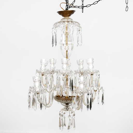 Waterford Crystal Chandelier 10 Light Marked