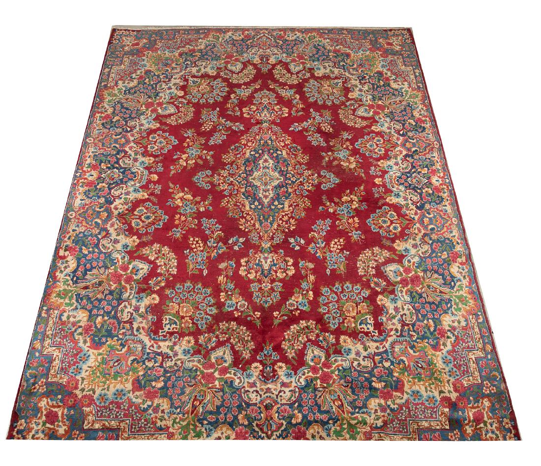Hand Woven Isfahan Area Rug, 13' x 9' (1 of 6)