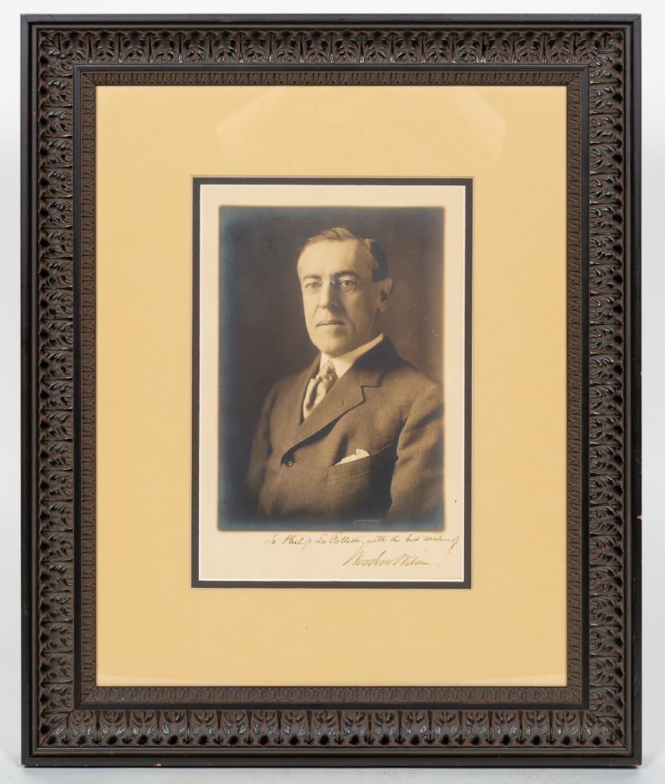 Framed Signed Photo, Woodrow Wilson 1914 (1 of 10)