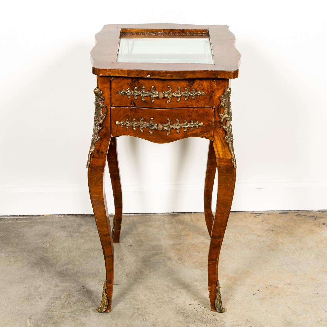 Small French Ormolu Mounted Vitrine Table (1 of 10)