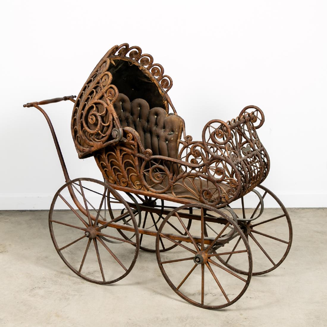 Haywood Wakefield Baby Stroller w/ COA Documents (1 of 10)