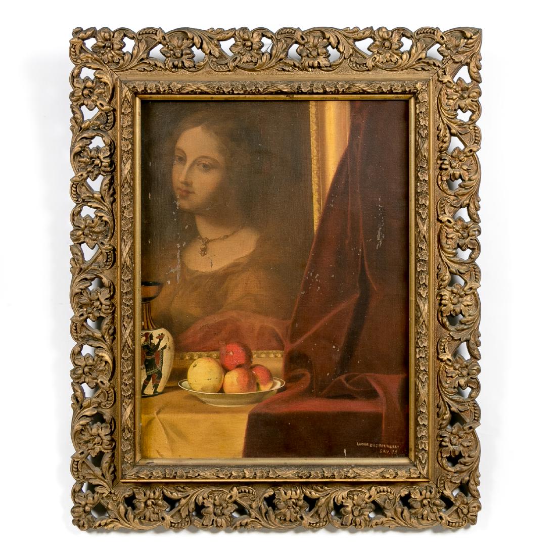 Lucile Desboullions, Still Life w/ Female Portrait (1 of 7)