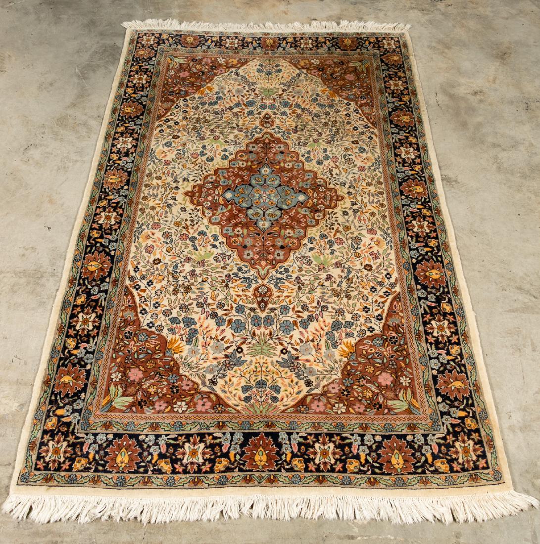 Hand Woven Kerman Area Rug, 7' 7" x 4' 8" (1 of 5)