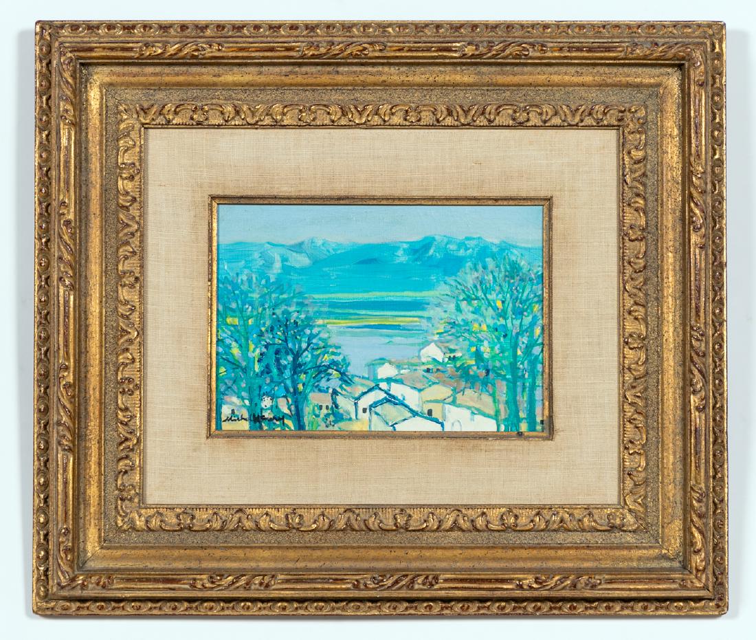 Michel Henry Signed Oil, "Cote d'Azur" (1 of 4)