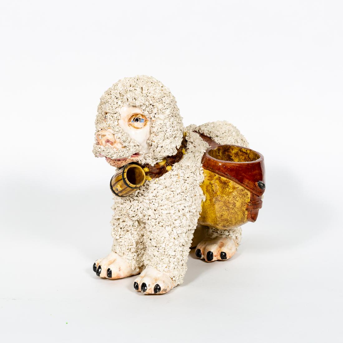 Italian Pottery Poodle Planteer (1 of 20)