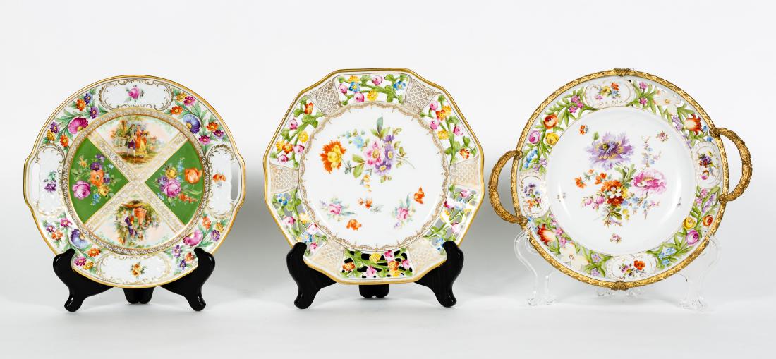 Group 3 Bavarian Plate, One Dresden, Mounted (1 of 9)