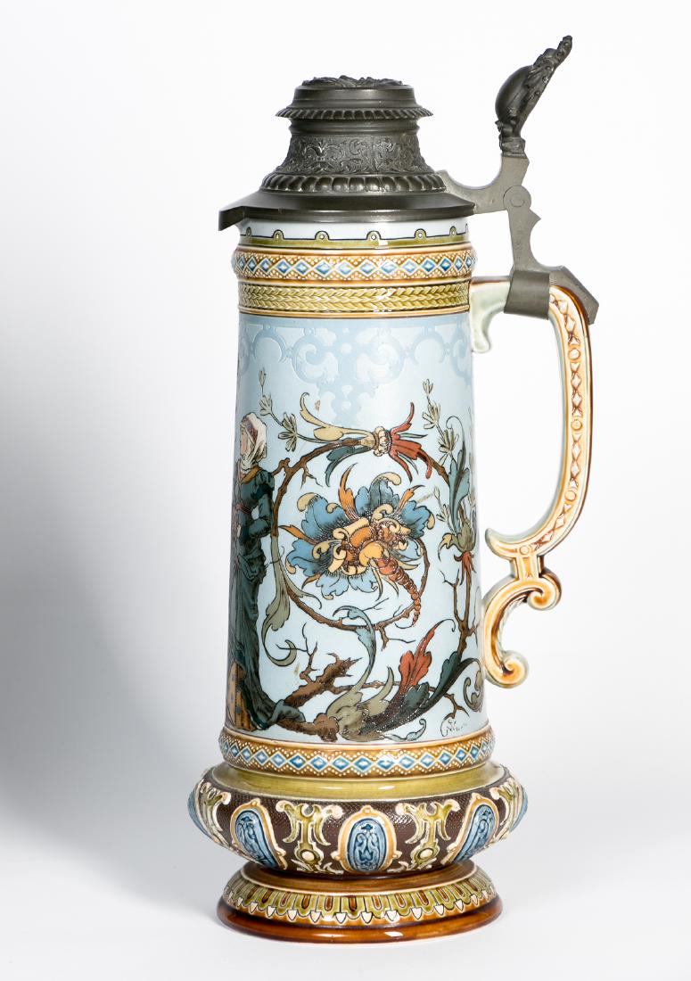 C. Warth for Villeroy & Boch Pewter Stein, 1.4L (1 of 7)