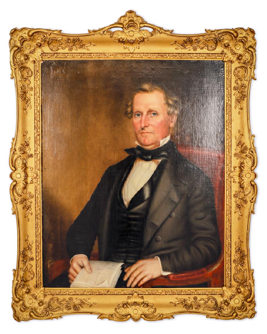 American School, "Portrait of a Gentleman," O/C (1 of 6)