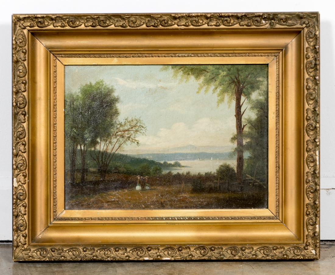 American School Landscape with Female Figures (1 of 2)