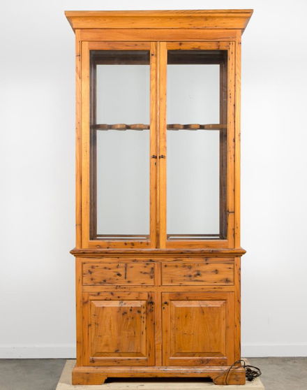 Solid Pine Glass Door Gun Cabinet Oct 21 2018 Ahlers