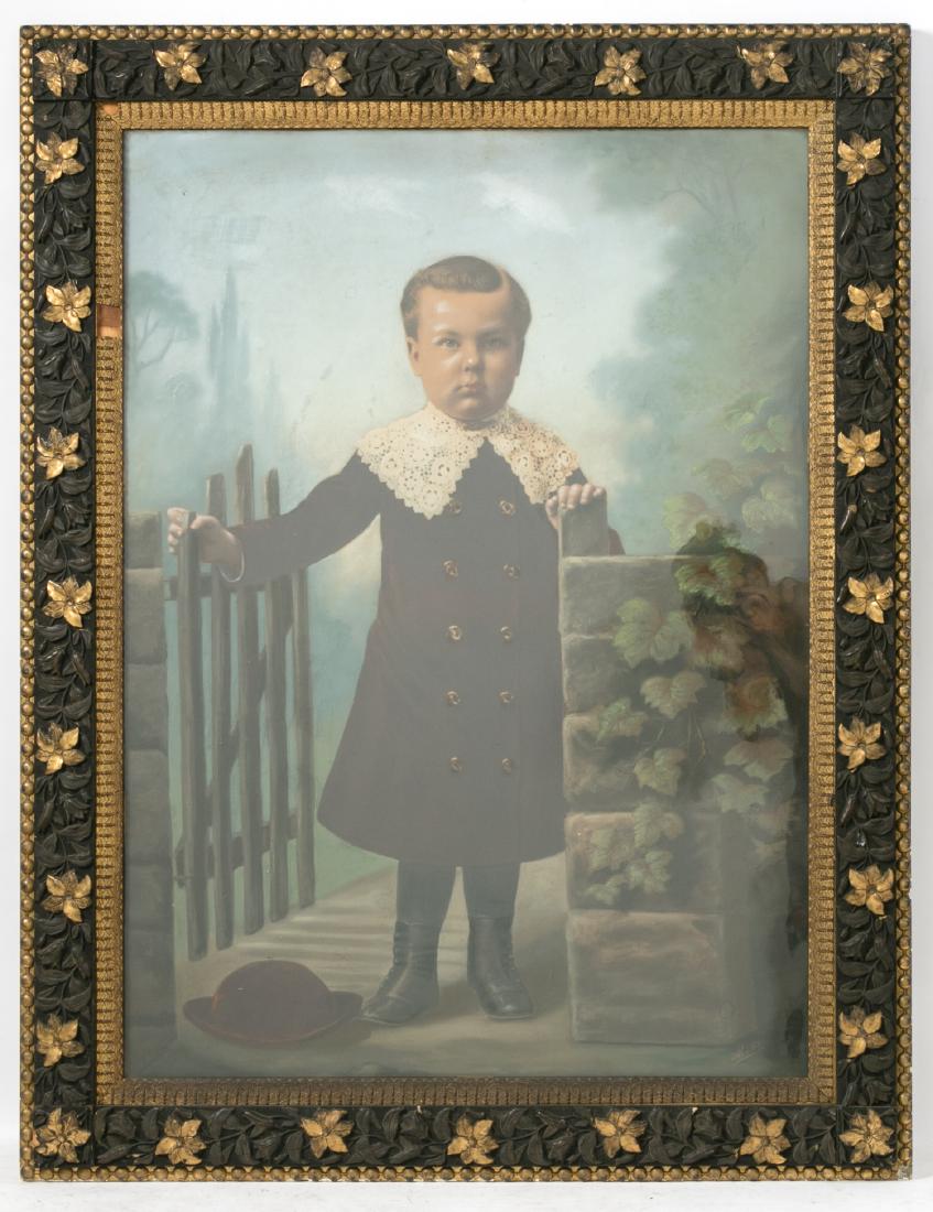 Folk Portrait of Boy in the Manner of Markus Mote (1 of 6)