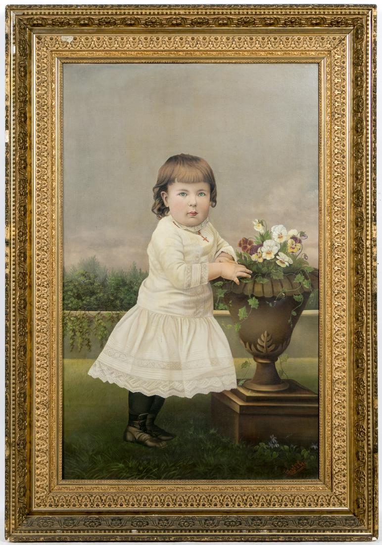 Portrait of a Girl, Manner of Marcus Mote (1 of 6)