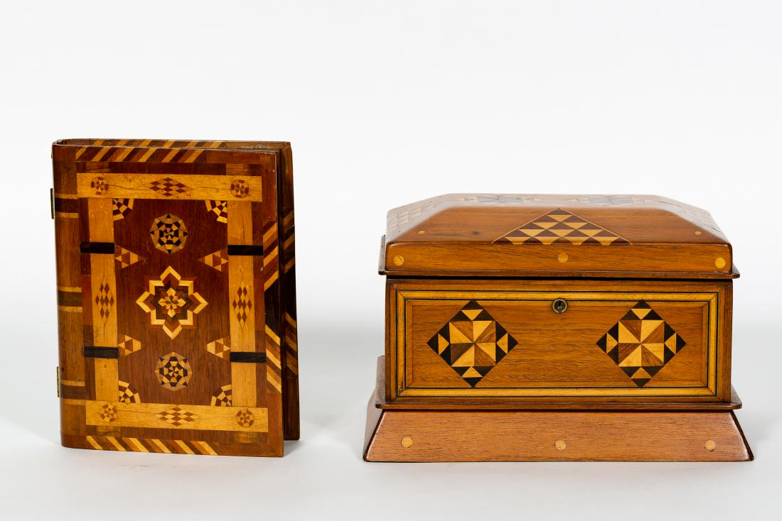 Jackson Prison Inlaid Box w/Jewelry Box (1 of 10)
