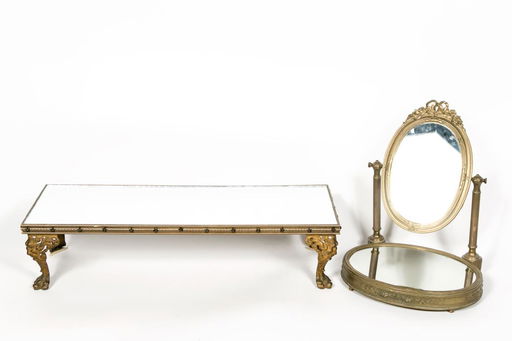 2 Decorative Table Top Mirrors Plateau Vanity Oct 21 2018