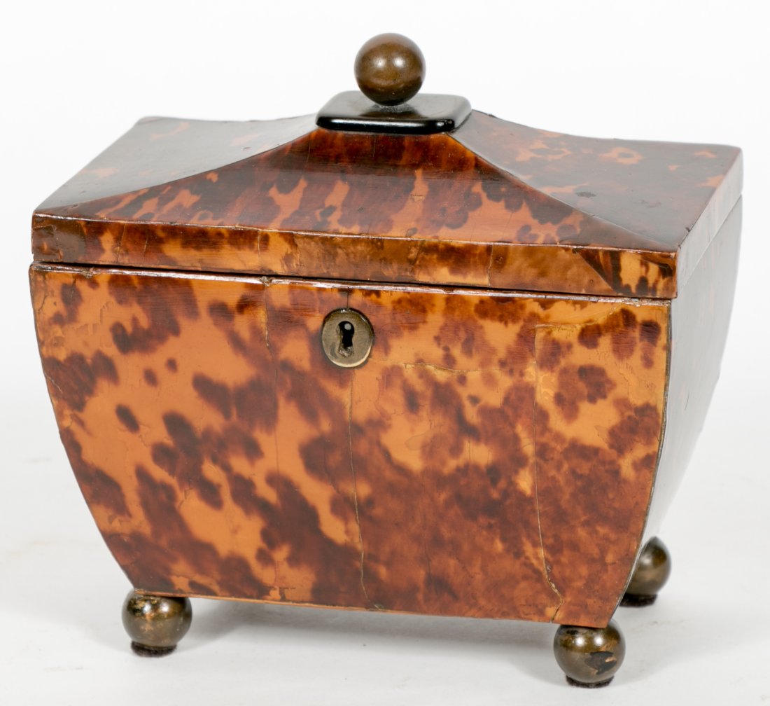 English Regency Tea Caddy (1 of 4)