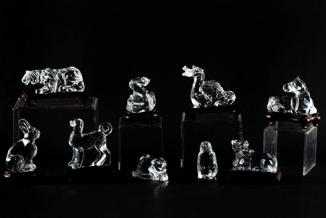 Nine Baccarat Animal Paperweights, Chinese Zodiac (1 of 9)