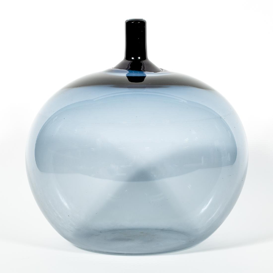 Ingeborg Lundin, Gray Blue Apple Vase, Signed (1 of 5)