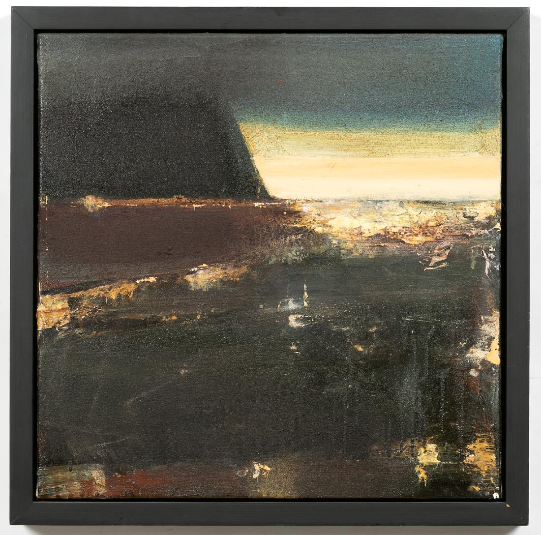 Ornulf Opdahl, "Town by the Sea" - 2002, Oil (1 of 2)