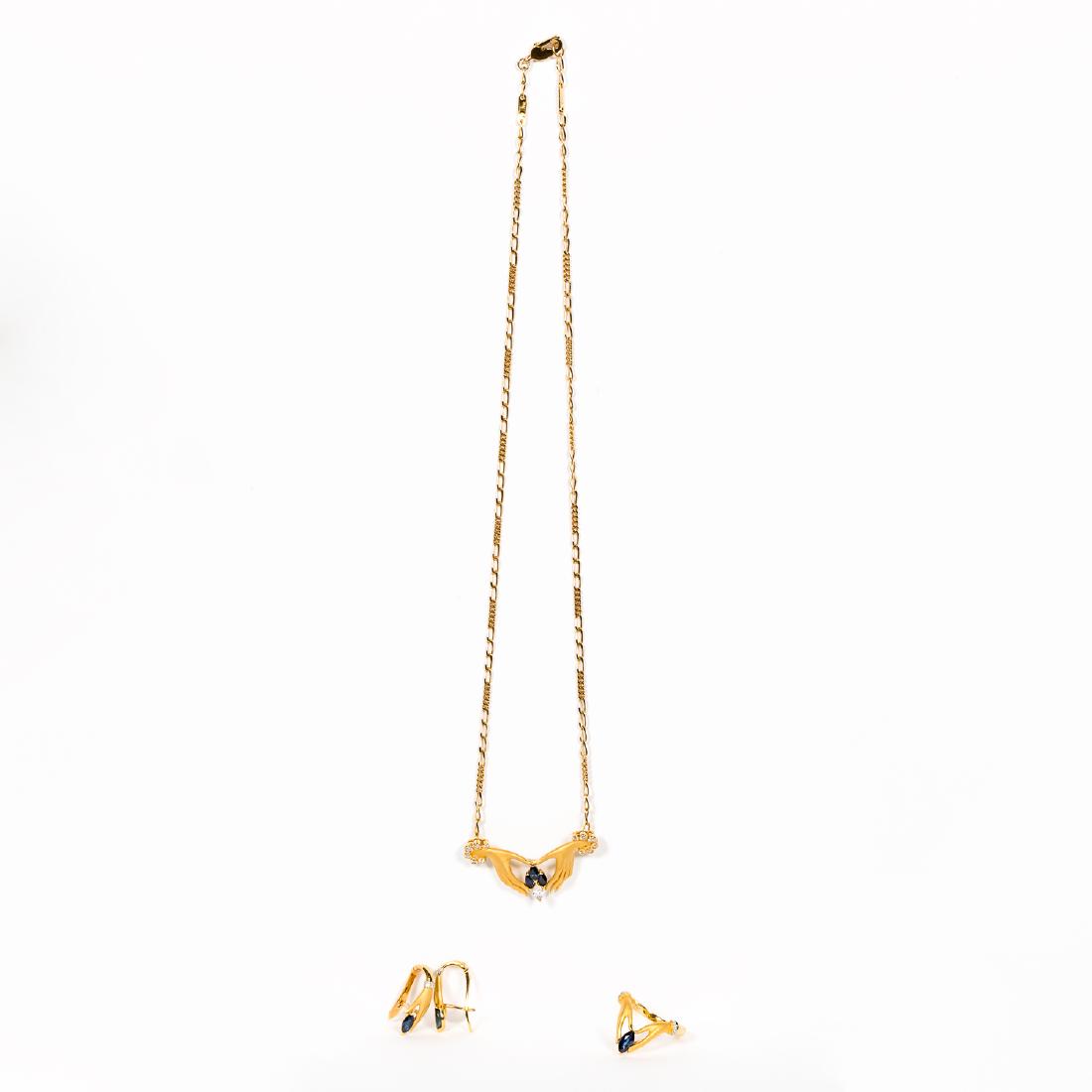 Carerra Y Carrera 18K Gold Hand Motif Jewelry Set (1 of 12)