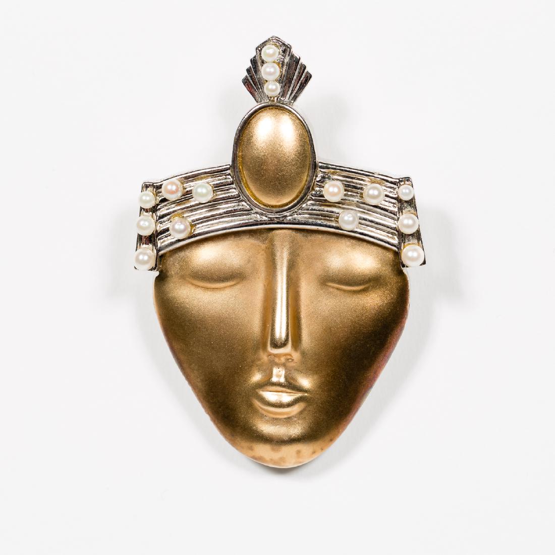 Vicky Montesinos 14K & Sterling Brooch/Pendant (1 of 4)