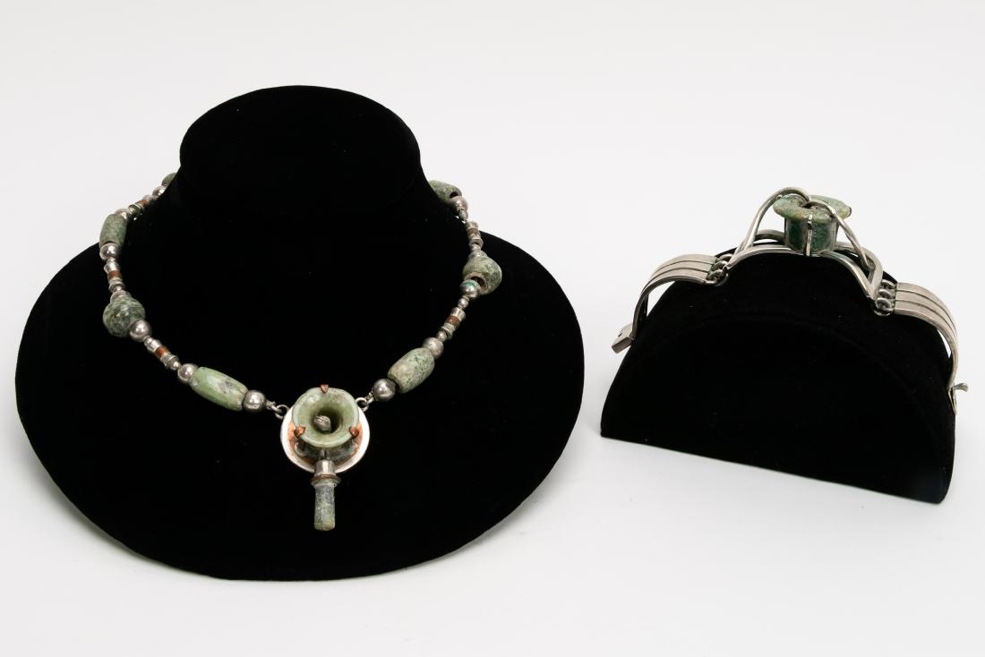 Two Piece Los Castillo Silver Jewelry Set (1 of 7)
