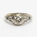 Antique Art Deco c.1920's White Gold Diamond Ring