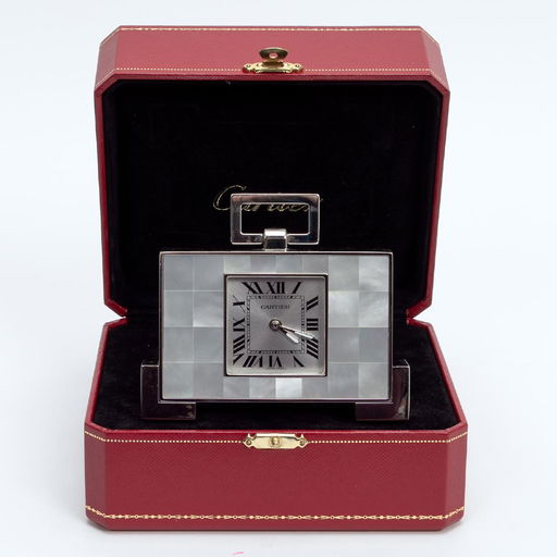 Cartier Limited Edition Mother Of Pearl Clock Dec 02 2018 Ahlers Ogletree Auction Gallery In Ga