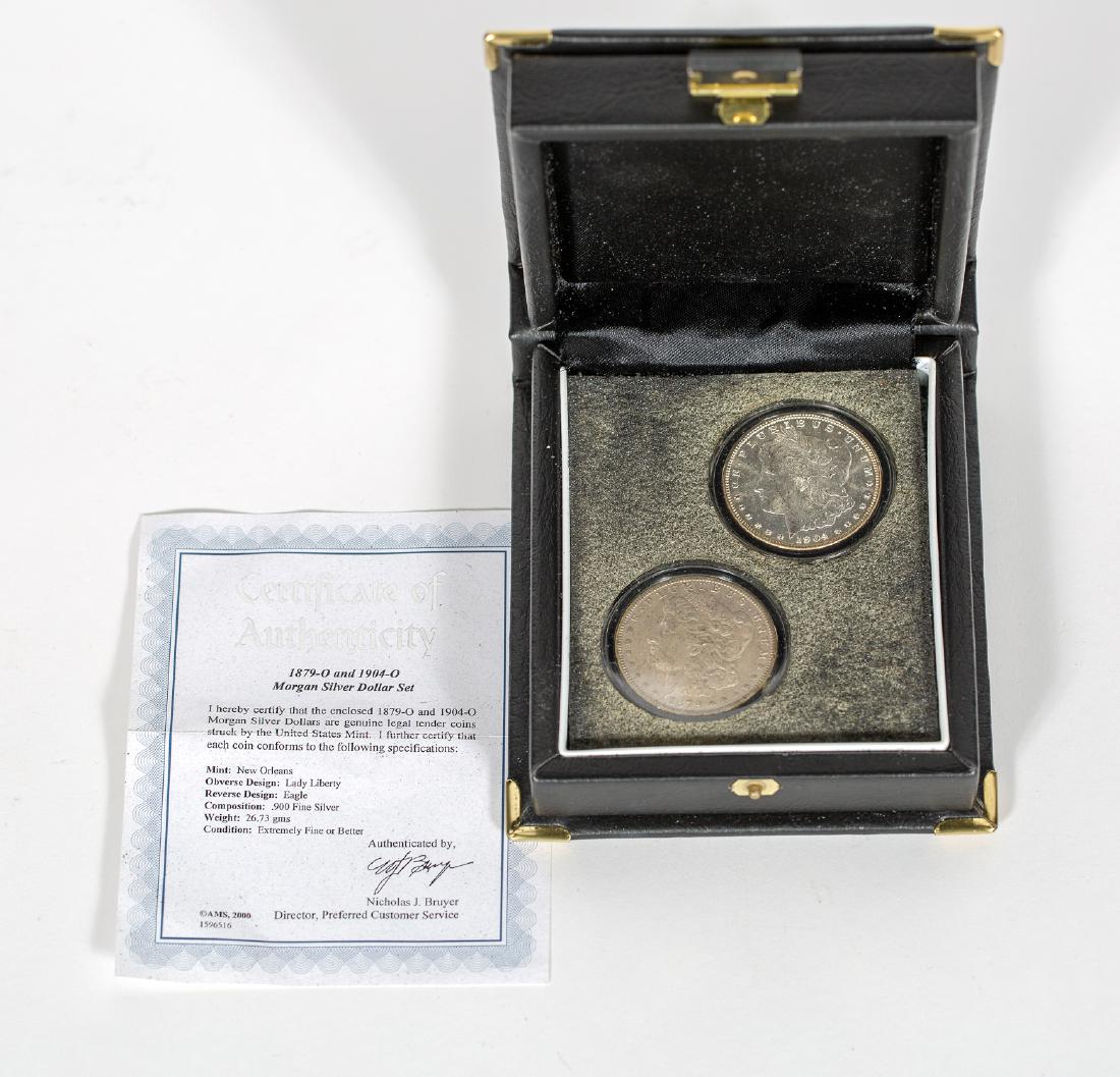 First & Last New Orleans Morgan Dollars, 1879-1904 (1 of 8)