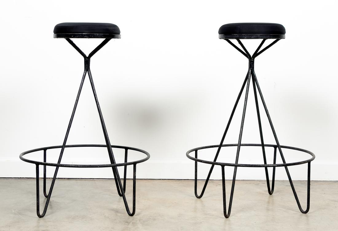 Pair of Frederick Weinberg Bar Stools, 1960s (1 of 3)