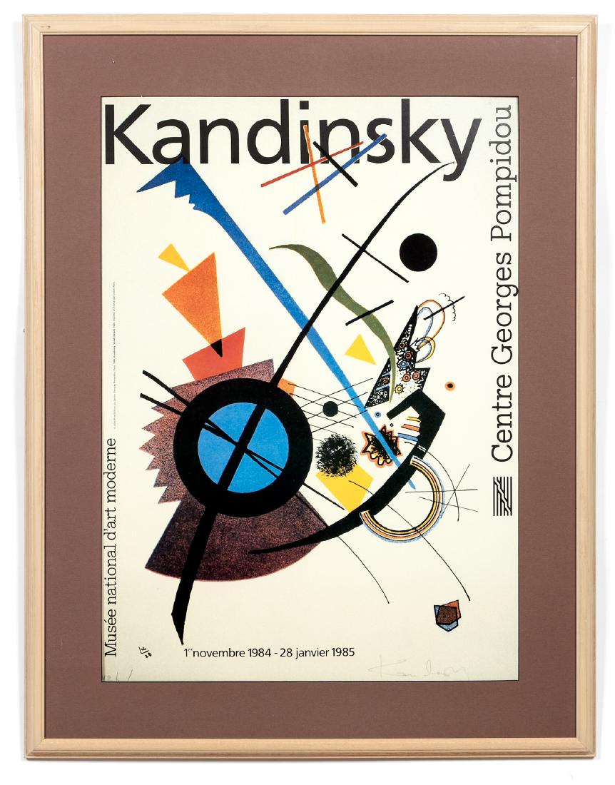 Kandinsky Chromolithograph Exhibition Poster