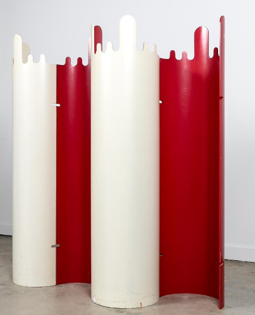 Giovanni Offredi, 4-Panel Tegolo Screen, 1970s (1 of 3)