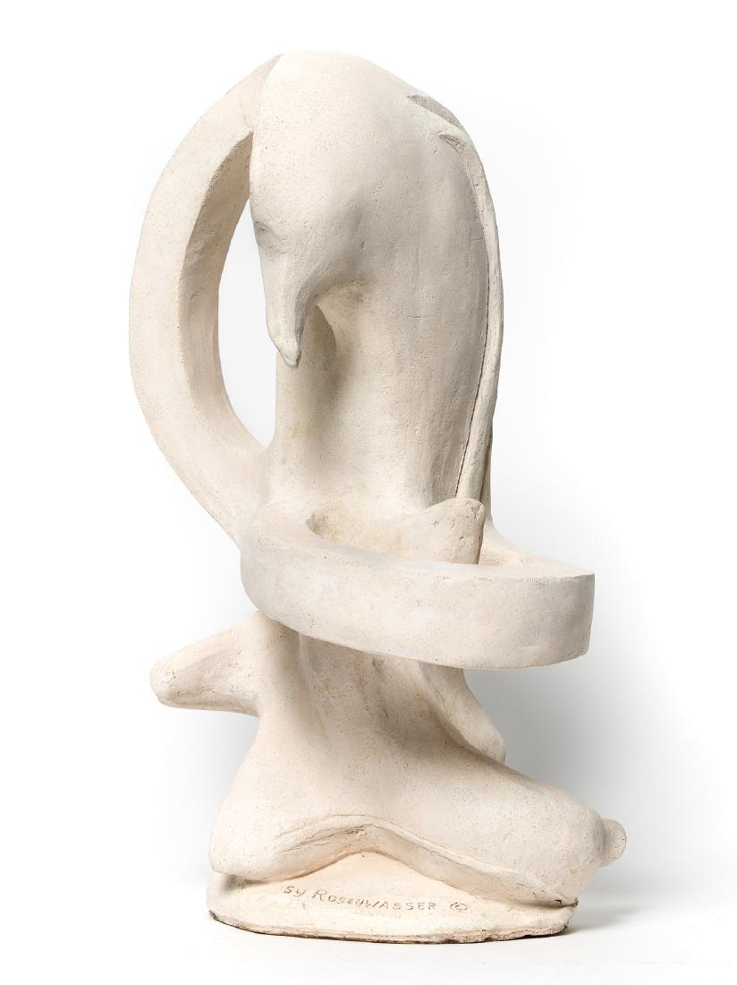 Seymour Rosenwasser, Ceramic Abstract Sculpture (1 of 6)