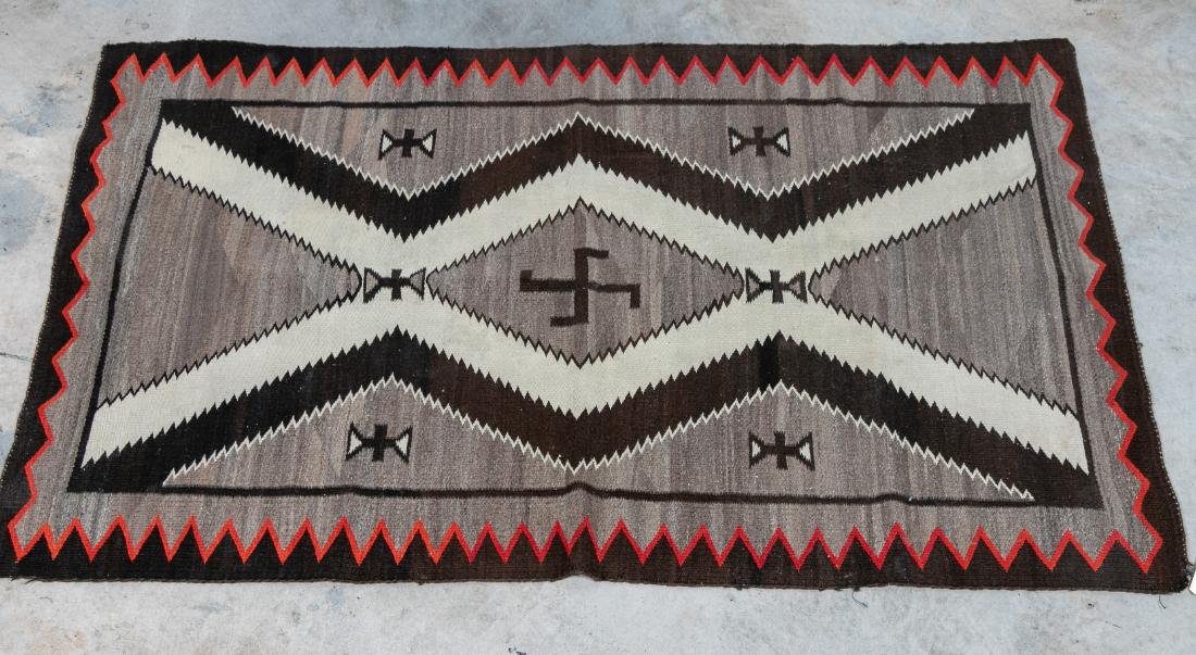 Native American Navajo Hand Woven Rug (1 of 2)