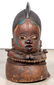African Yoruba Gelede Polychromed Helmet Mask