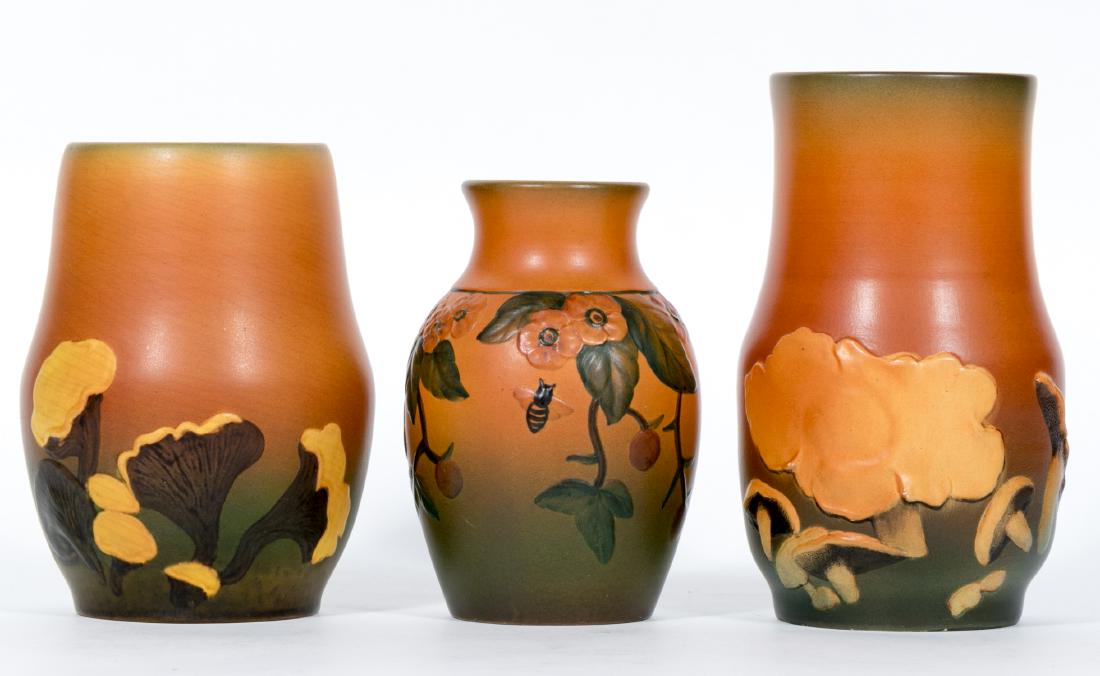 3 Ipsen Danish Pottery Vases (1 of 5)