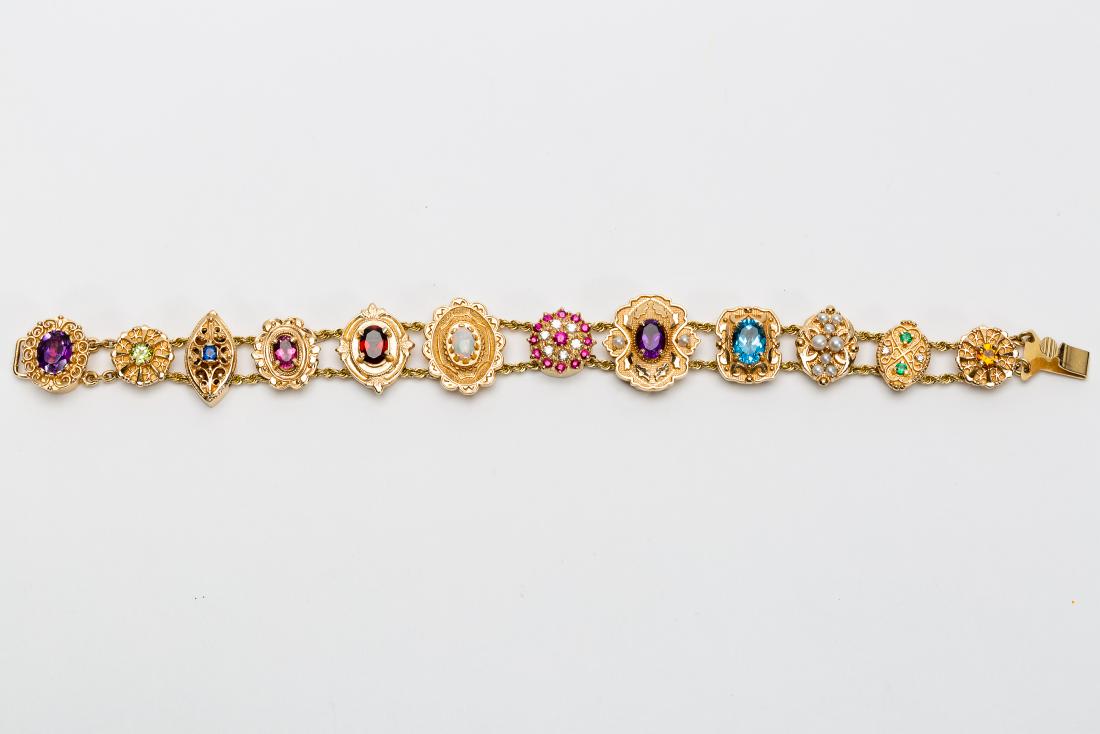 Richard Glatter "Victorian Designs" Slide Bracelet