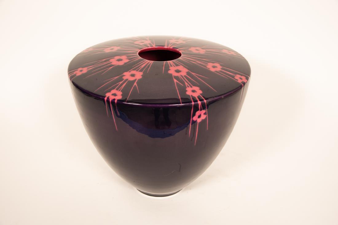 Large Italian MCM Vase w/Cherry Blossoms (1 of 4)