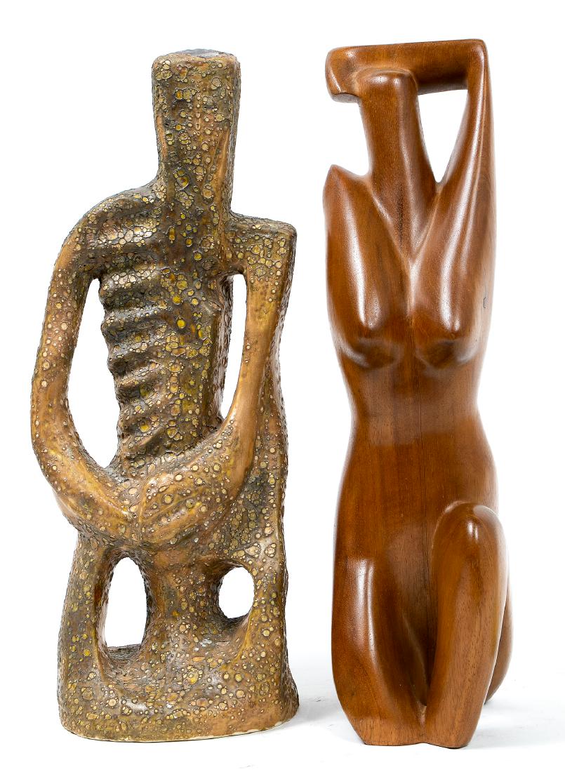 Two Mid Century Modern Figural Sculptures (1 of 5)