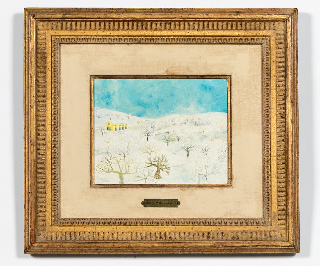 Henri Maik, Untitled Winter Landscape, 20th C. (1 of 4)