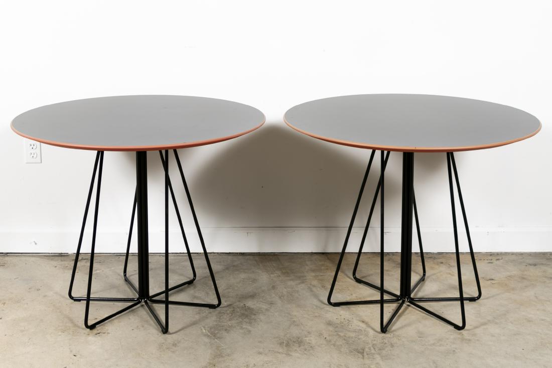 Pair, Vignelli Designs for Knoll Paper Clip Tables (1 of 7)