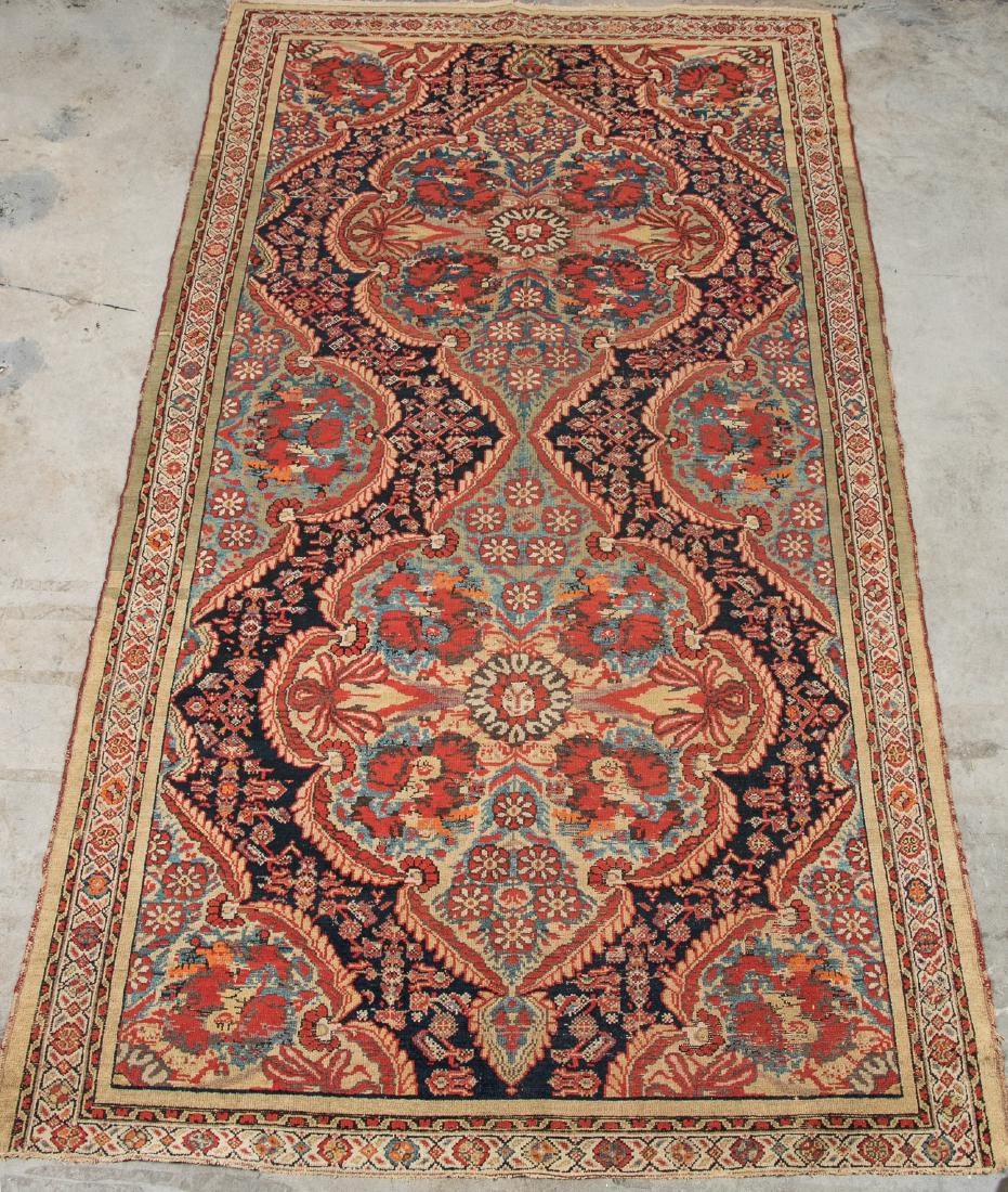 Hand Woven Soumak Rug or Carpet, 9' 7" x 5' 3" (1 of 5)