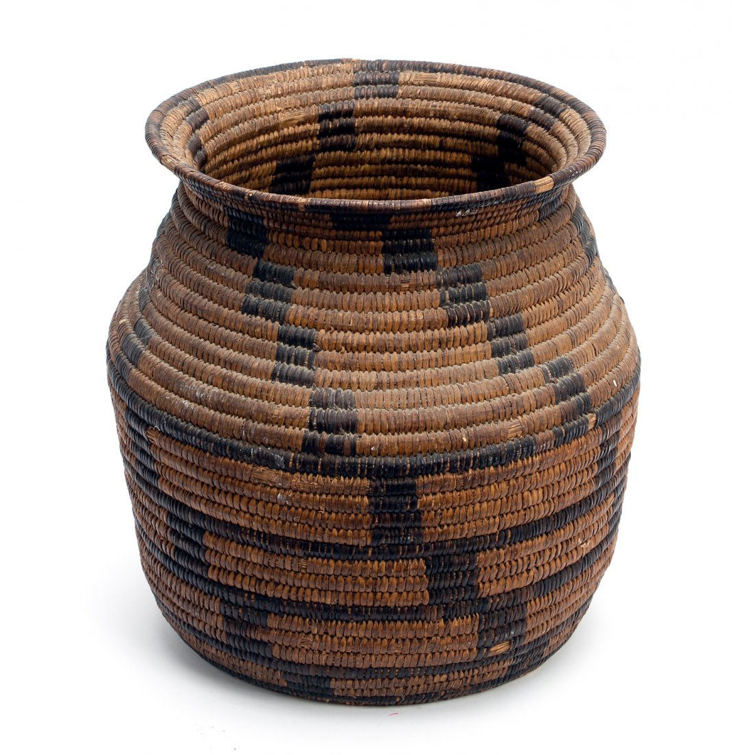 Pima Native American Hand Woven Basket (1 of 4)