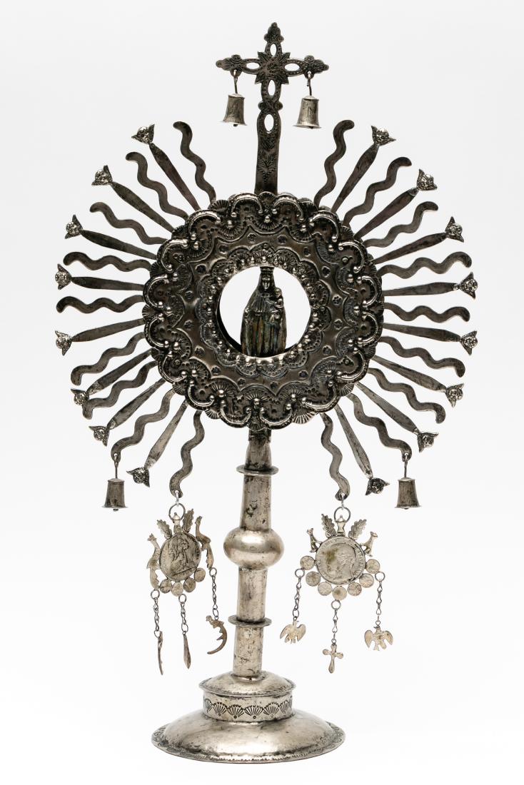 Peruvian Silver Standing Cross or Crucifix (1 of 4)