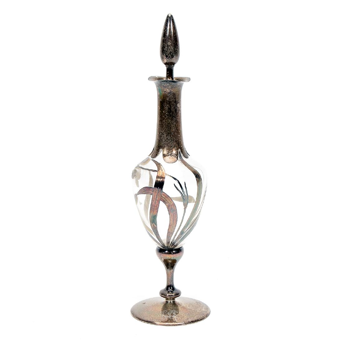 Shreve & Co. Silver Overlay Lidded Decanter (1 of 7)