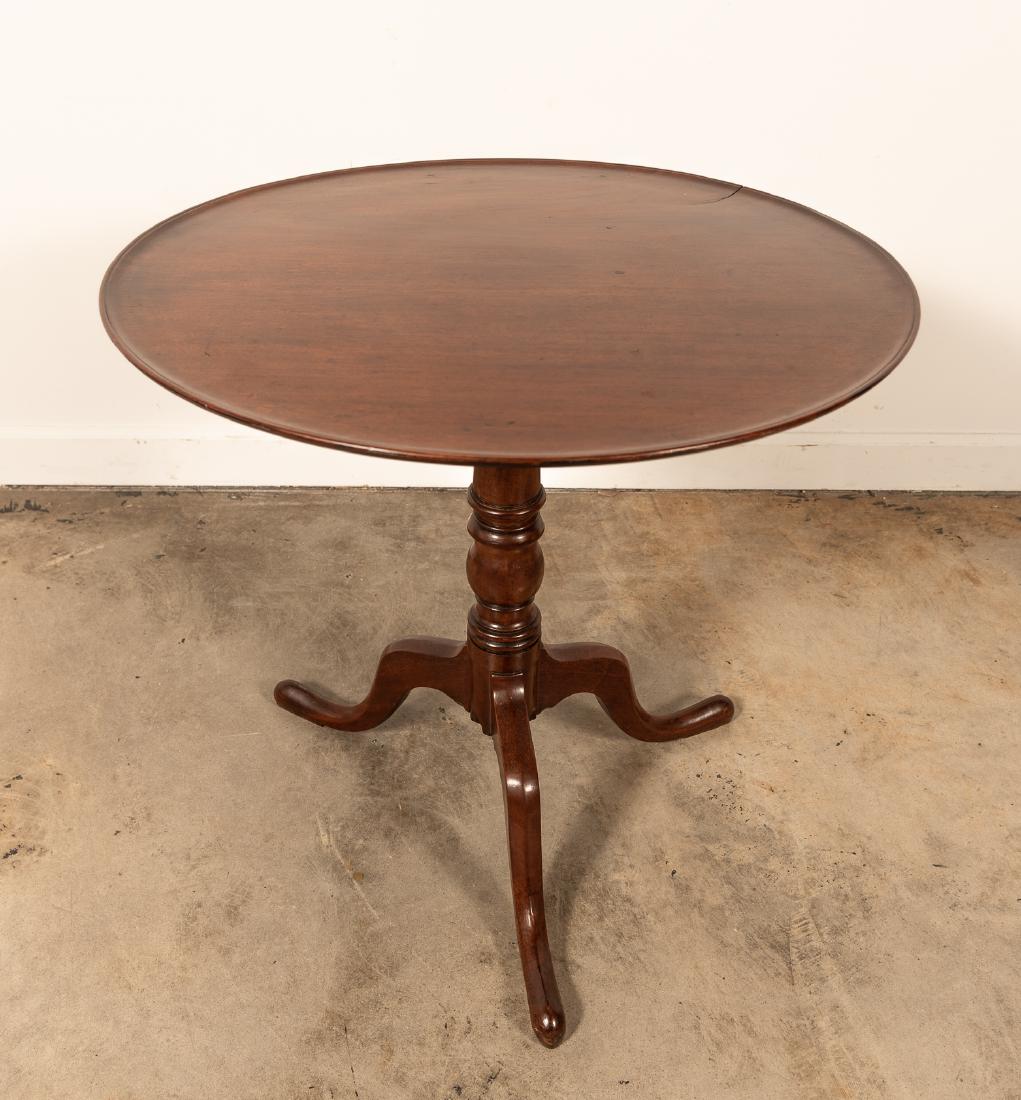 19th c. Mahogany Tilt Top Table (1 of 5)