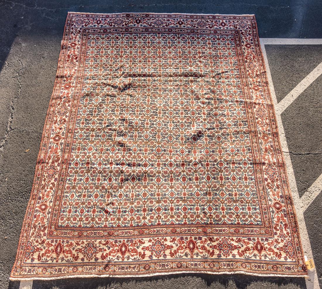Hand Woven Turkish Nain Rug, 11' 6" x 8' 4" (1 of 3)