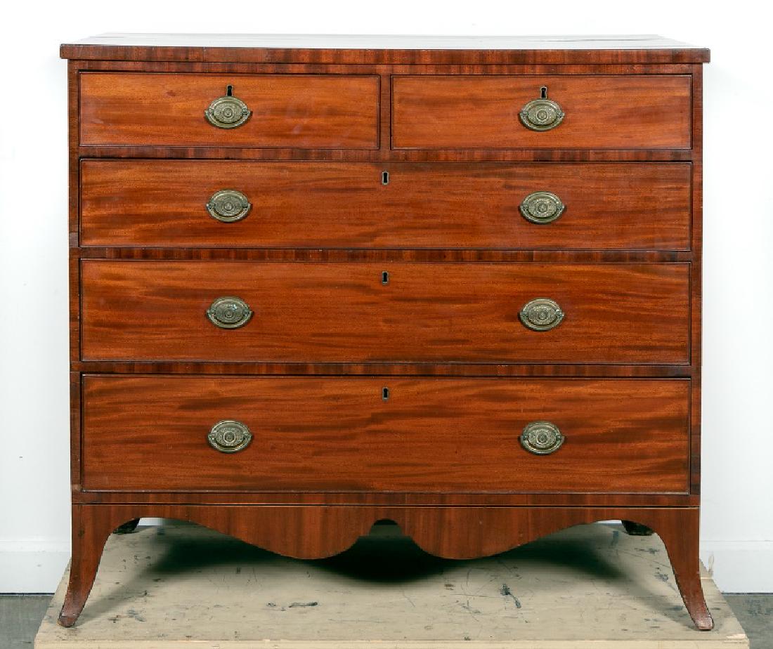 Period Hepplewhite Straight-Front Chest of Drawers (1 of 2)