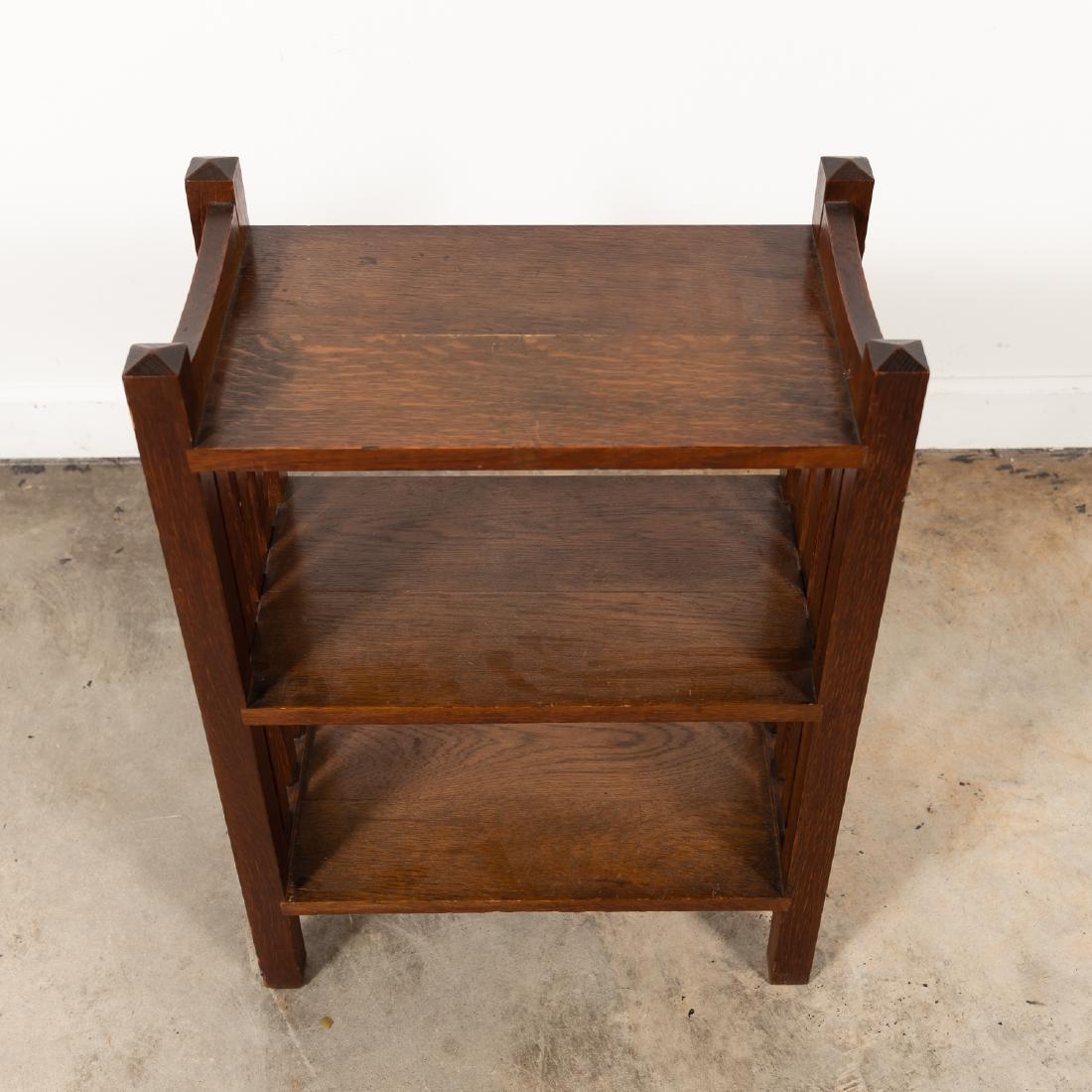 Stickley Mission Oak 3 Tier Bookcase, circa 1910 (1 of 3)